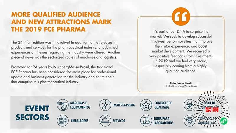 Tarifs et réservation des stands pour le Salon pharmaceutique brésilien 2026