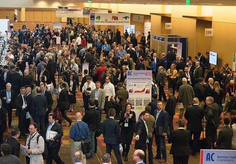 Aménagement et application du stand au salon Coatings Show 2026